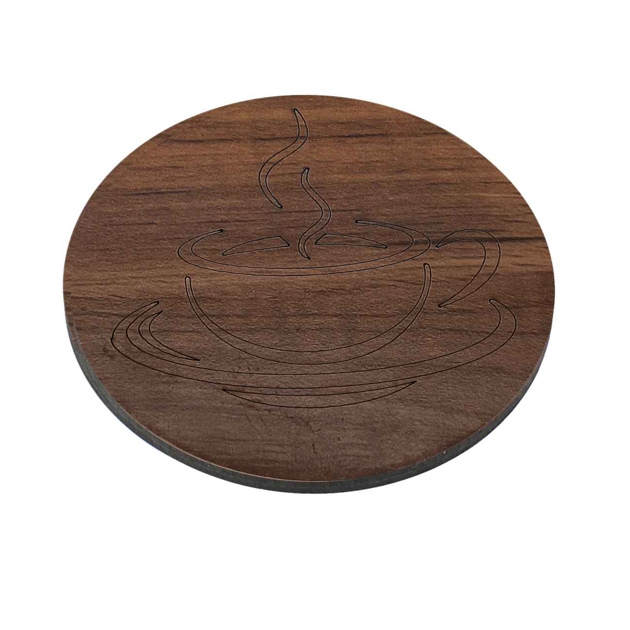 Price and Buy Wooden Coasters with Unique Grain Pattern – Beauty for Your Tabletop (Pack of 6) - Image 3