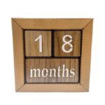 Price and Buy Wooden Cube Desk Calendar – Stylish Home & Office Display - Image 3
