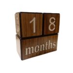 Price and Buy Wooden Cube Desk Calendar – Stylish Home & Office Display - Image 4