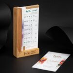 Price and Buy Wooden Desk Calendar for the Year 1404 with – Luxury on Your Desk