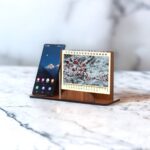 Price and Buy Wooden Desk Calendar for the Year 1404 with Phone Stand – Stylish & Functional - Image 4