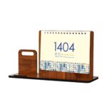 Price and Buy Wooden Desk Calendar for the Year 1404 with Phone Stand – Stylish & Functional - Image 5