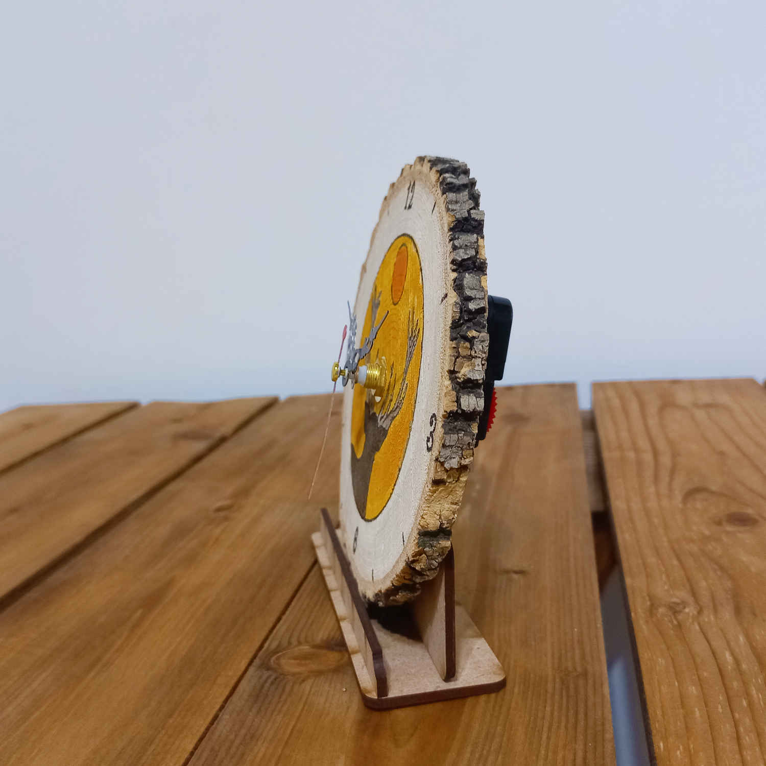 Price and Buy Wooden Desk Clock with Deer Design - Image 5