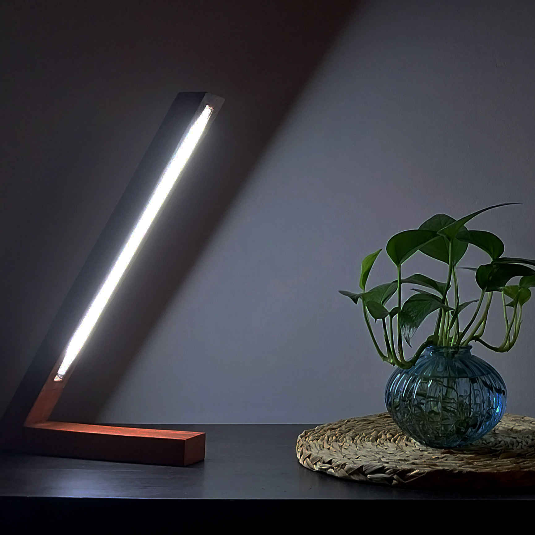 Price and Buy Wooden Desk LED Lamp Handcrafted for Reading - Image 3