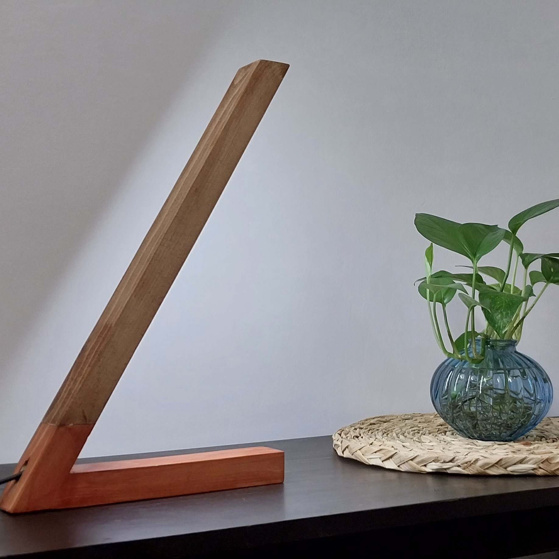 Price and Buy Wooden Desk LED Lamp Handcrafted for Reading - Image 5