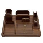 Price and Buy Wooden Desk Organizer Accessory for Office Chic & Functional - Image 3