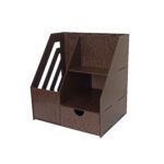 Price and Buy Wooden Desk Organizer for Office Supplies Chic & Functional