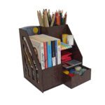 Price and Buy Wooden Desk Organizer for Office Supplies Chic & Functional - Image 3