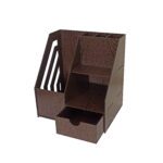 Price and Buy Wooden Desk Organizer for Office Supplies Chic & Functional - Image 4