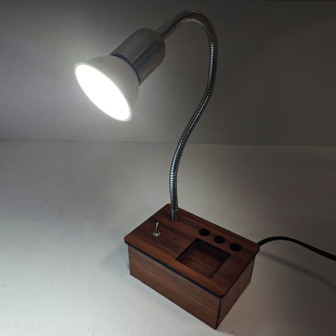 Price and Buy Wooden Desk Reading Lamp with Pencil Organizer Model KM80 - Image 6