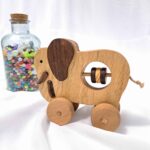 Price and Buy Wooden Elephant Baby Rattle – Natural, Safe & Eco-Friendly Toy - Image 3