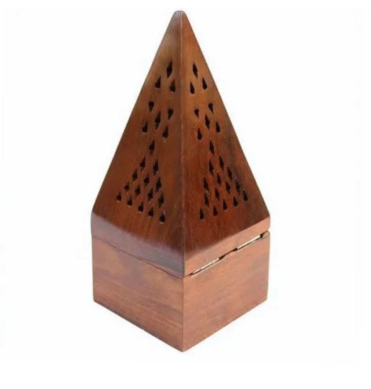 Price and Buy Wooden Esfand and Bakhoor Burner – Pyramid - Image 3