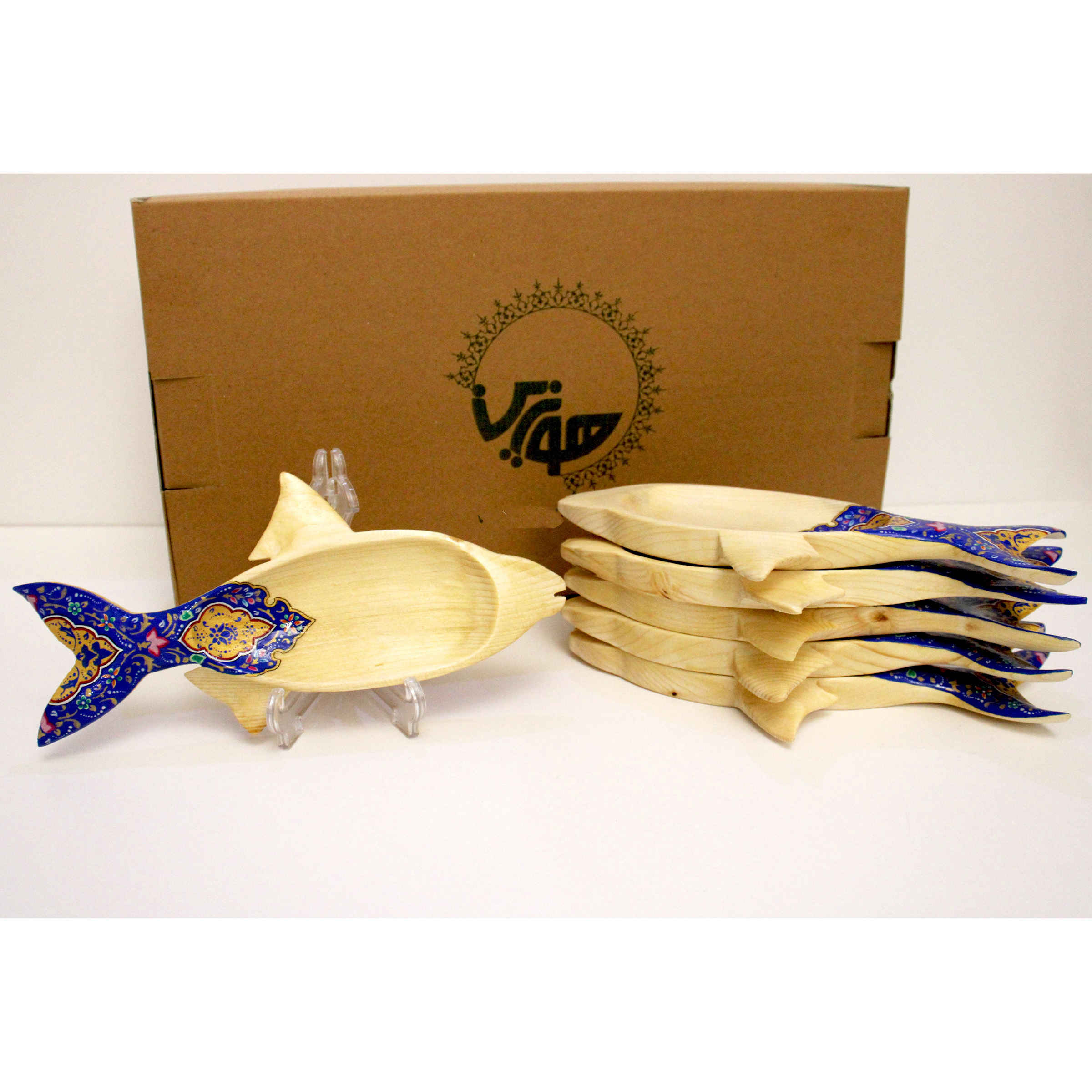 Price and Buy Wooden Haft Seen Set for Nowruz Traditional Fish Design - Image 4