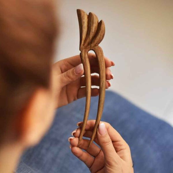 Price and Buy Wooden Hair Fork Handcrafted Matter Large Size Nika_68fd16275ecc3.jpeg Price and Buy Wooden Hair Fork Handcrafted Matter Large Size Nika