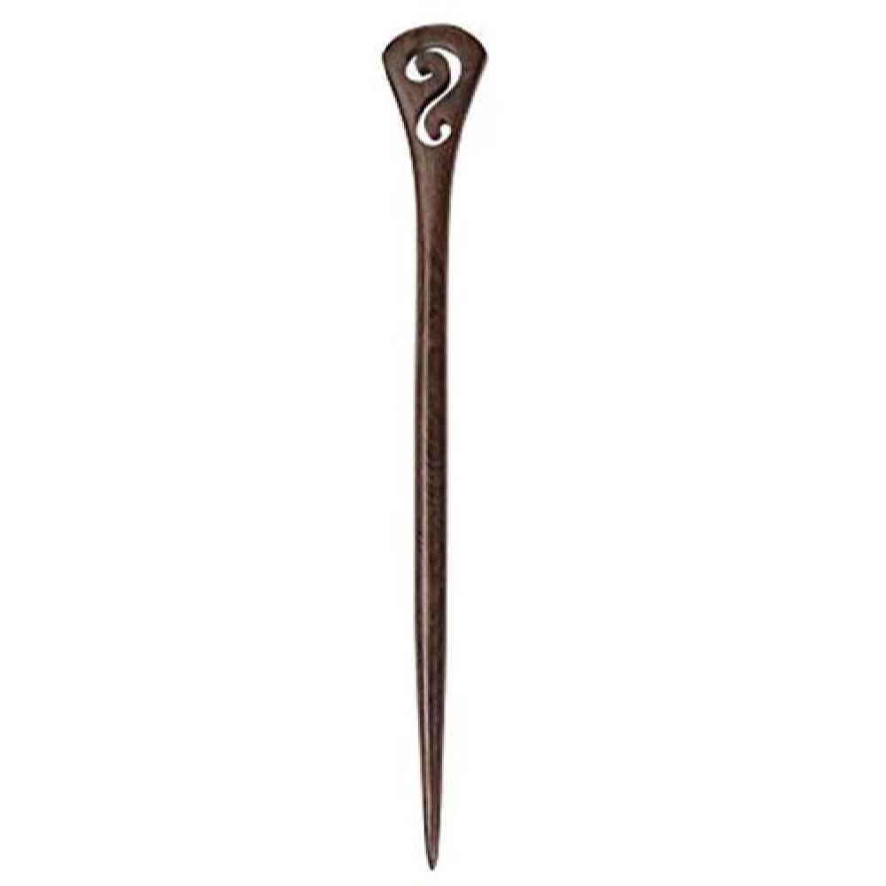 Price and Buy Wooden Hair Stick Handcrafted Matter Curved S Design for Women