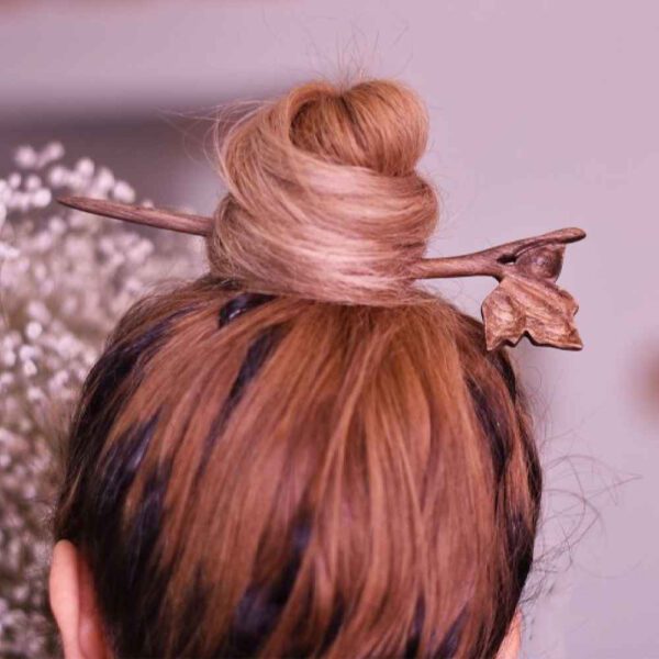Price and Buy Wooden Hair Stick Handcrafted Matter Leaf Design Large Size_68fd15c66b927.jpeg Price and Buy Wooden Hair Stick Handcrafted Matter Leaf Design Large Size