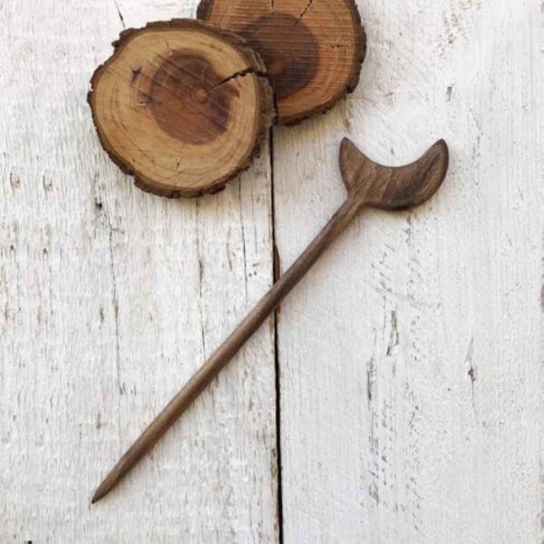 Price and Buy Wooden Hair Stick Handcrafted Matter Moon Design Large Size_68fd15eda547f.jpeg Price and Buy Wooden Hair Stick Handcrafted Matter Moon Design Large Size