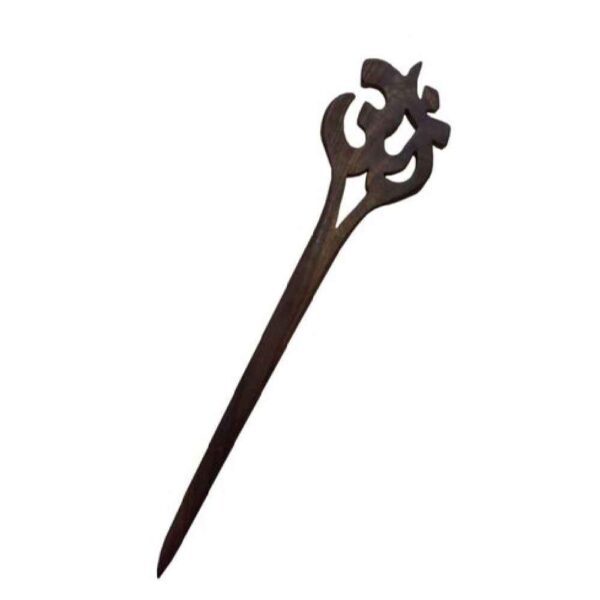 Price and Buy Wooden Hair Stick Handcrafted Matter Om Design Large Size_68fe405709960.jpeg Price and Buy Wooden Hair Stick Handcrafted Matter Om Design Large Size