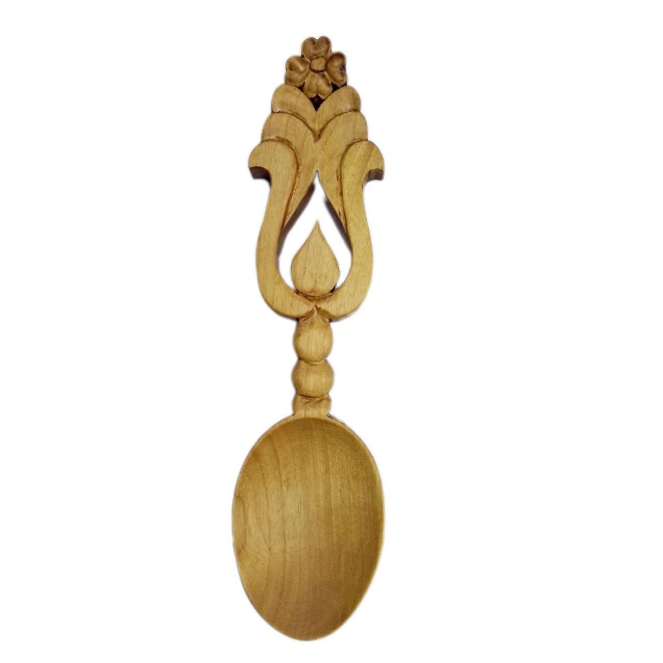 Price and Buy Wooden Handmade Nut Serving Spoon
