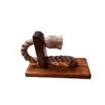 Price and Buy Wooden Hemp Rope Wall Sconce Light – Minimalist Design - Image 4