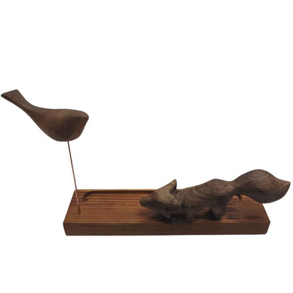 Price and Buy Wooden Incense Holder – Model Bird & Fox (Set of 2)_68fd612385871.jpeg Price and Buy Wooden Incense Holder – Model Bird & Fox (Set of 2)