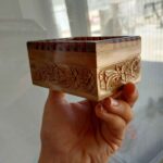 Price and Buy Wooden Jewelry Box with Carving – Perfect for Organizing Necklaces, Rings & Earrings - Image 3