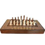 Price and Buy Wooden Khatamkari Chess Board – Durable & Stylish for Playing Experience