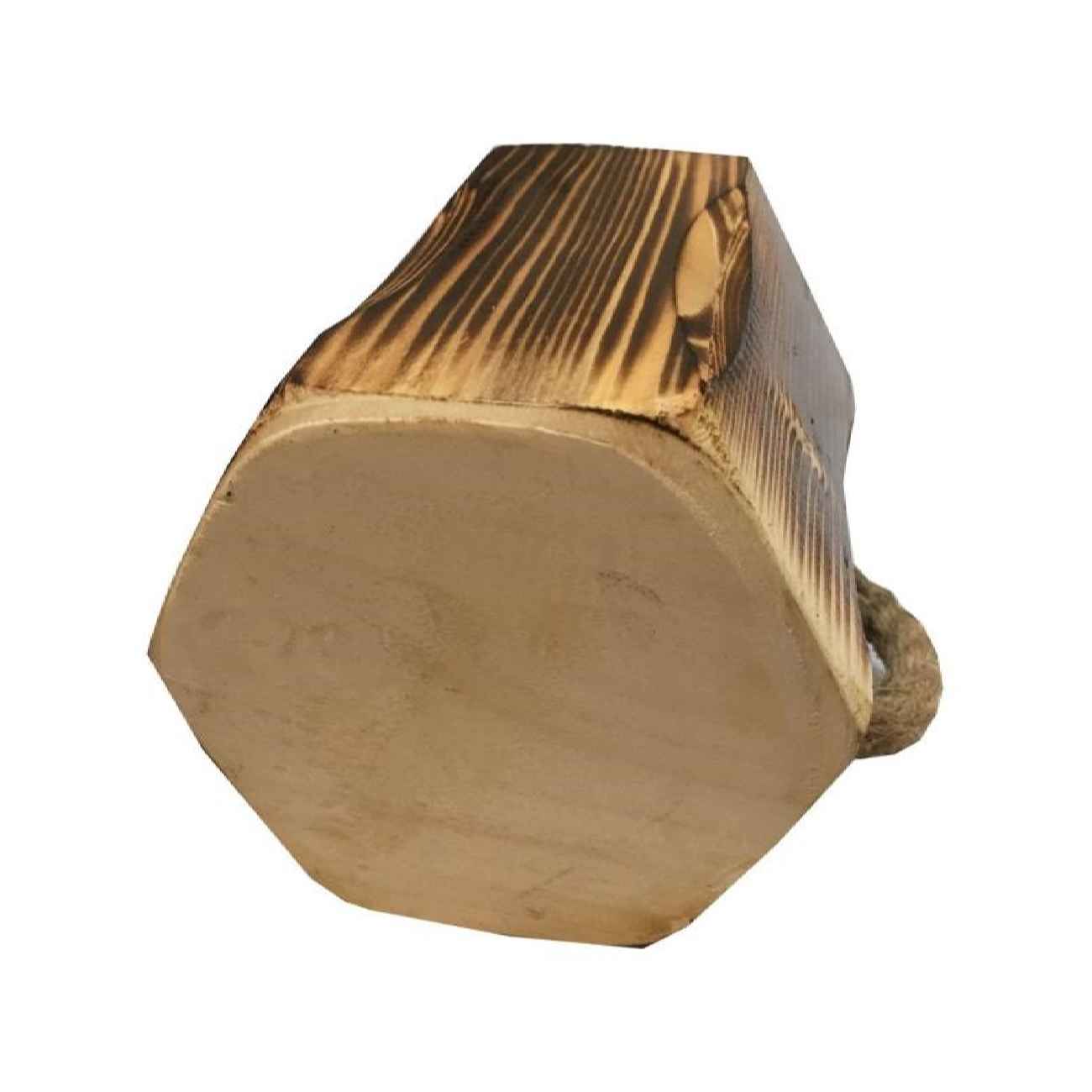 Price and Buy Wooden Makeup Cup Brush Holder Natural Wood Handcrafted - Image 5