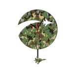 Price and Buy Wooden Military Aircraft Pendulum Wall Clock – A Unique Nursery Decor