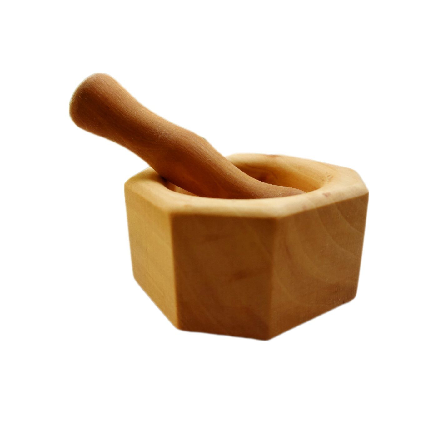 Price and Buy Wooden Mortar & Pestle Set for Herbs and Spices Model Keyhan