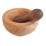 Price and Buy Wooden Mortar & Pestle Set for Herbs and Spices Model Tina - Image 4