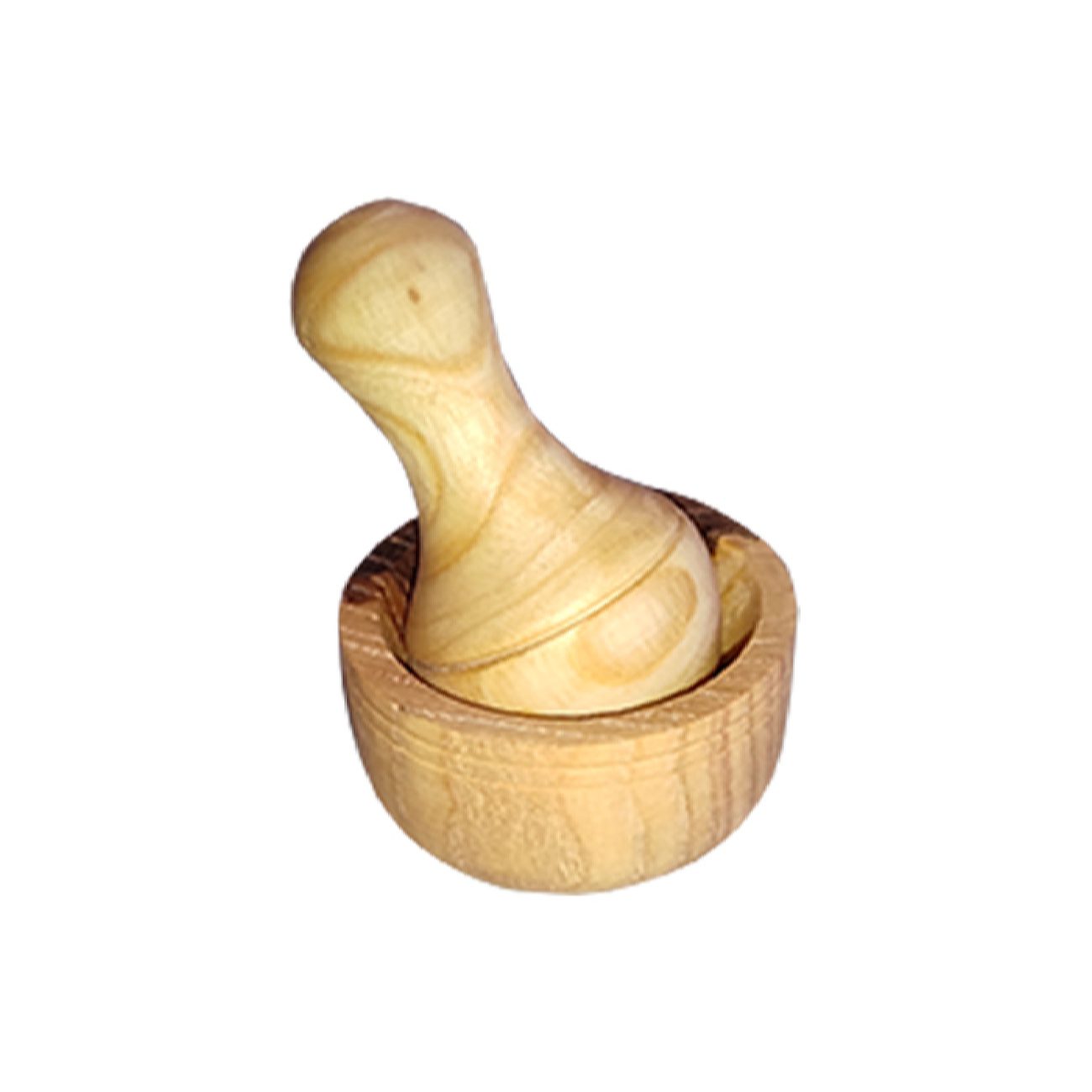 Price and Buy Wooden Mortar & Pestle Set Handcrafted for Culinary Excellence - Image 4