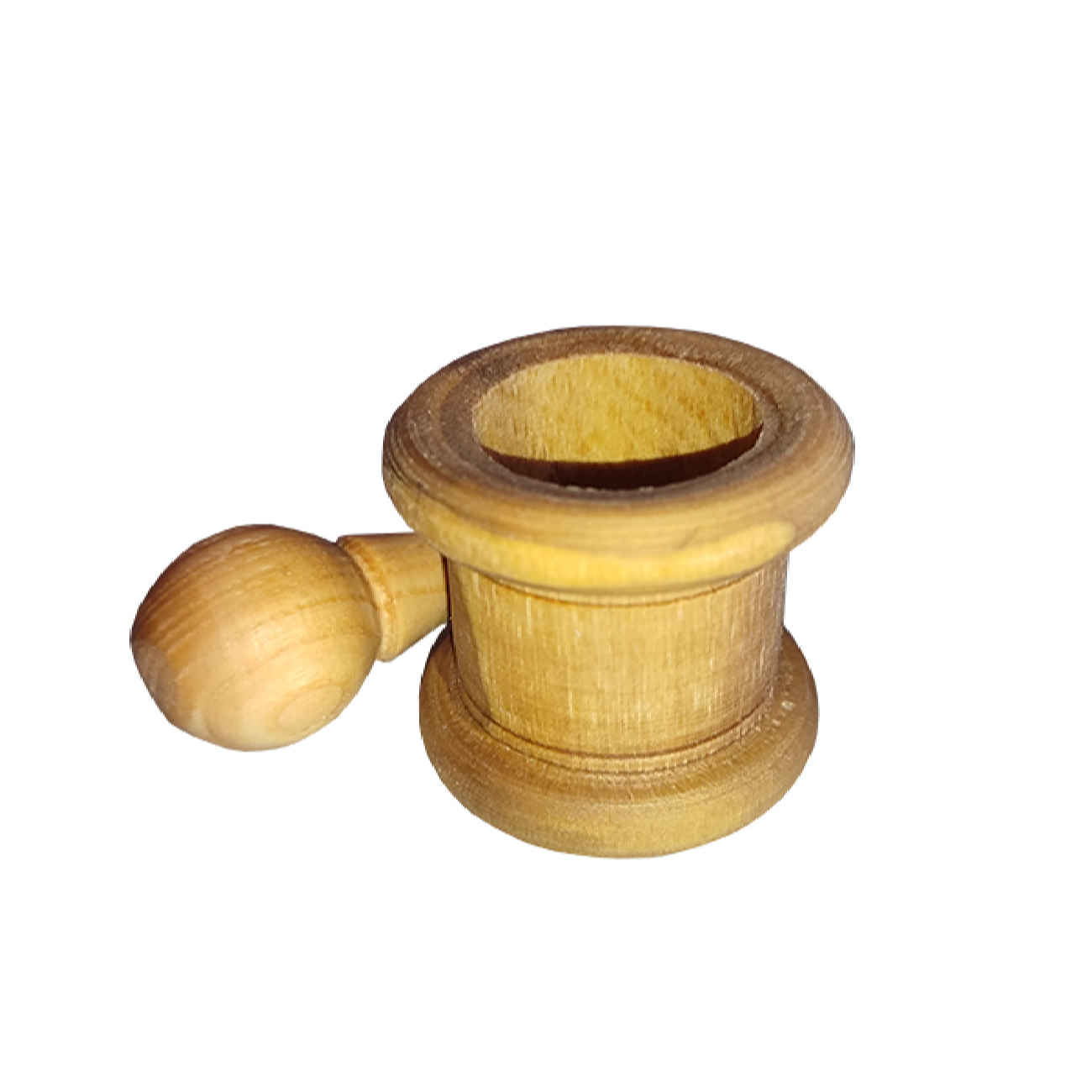 Price and Buy Wooden Mortar & Pestle Set Handcrafted Model Lara - Image 3