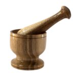 Price and Buy Wooden Mortar & Pestle Set Herb & Spice Grinder Model Zamasphes