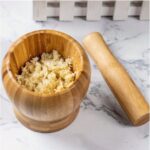Price and Buy Wooden Mortar & Pestle Set in Natural Bamboo Wood - Image 3