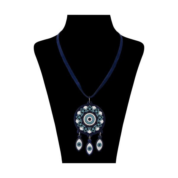 Price and Buy Wooden Necklace Artistic Cheshm Nazar Evil Eye