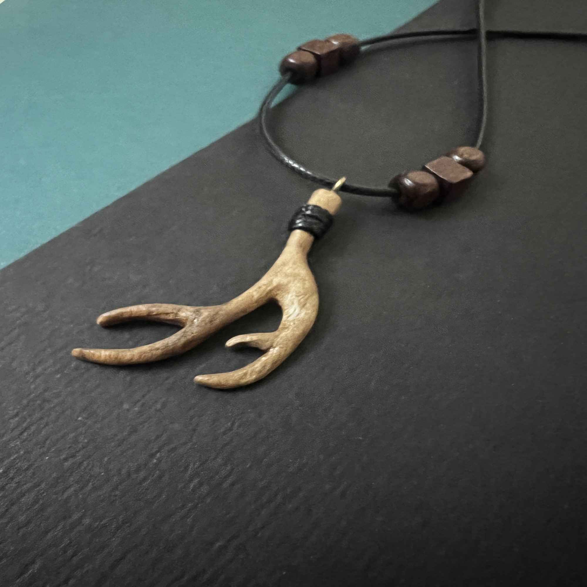 Price and Buy Wooden Necklace Handcrafted Model Deer Antlers - Image 3