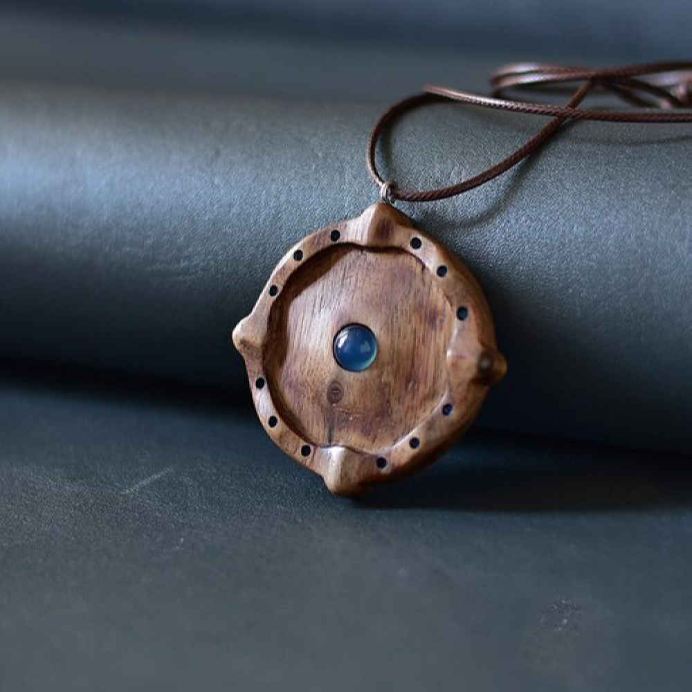 Price and Buy Wooden Necklace Handcrafted with Artistic Style Espar