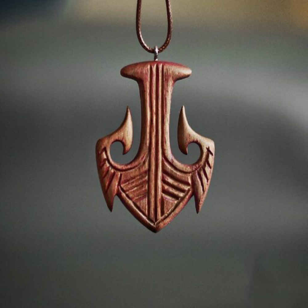 Price and Buy Wooden Necklace Handcrafted with Artistic Style Hook