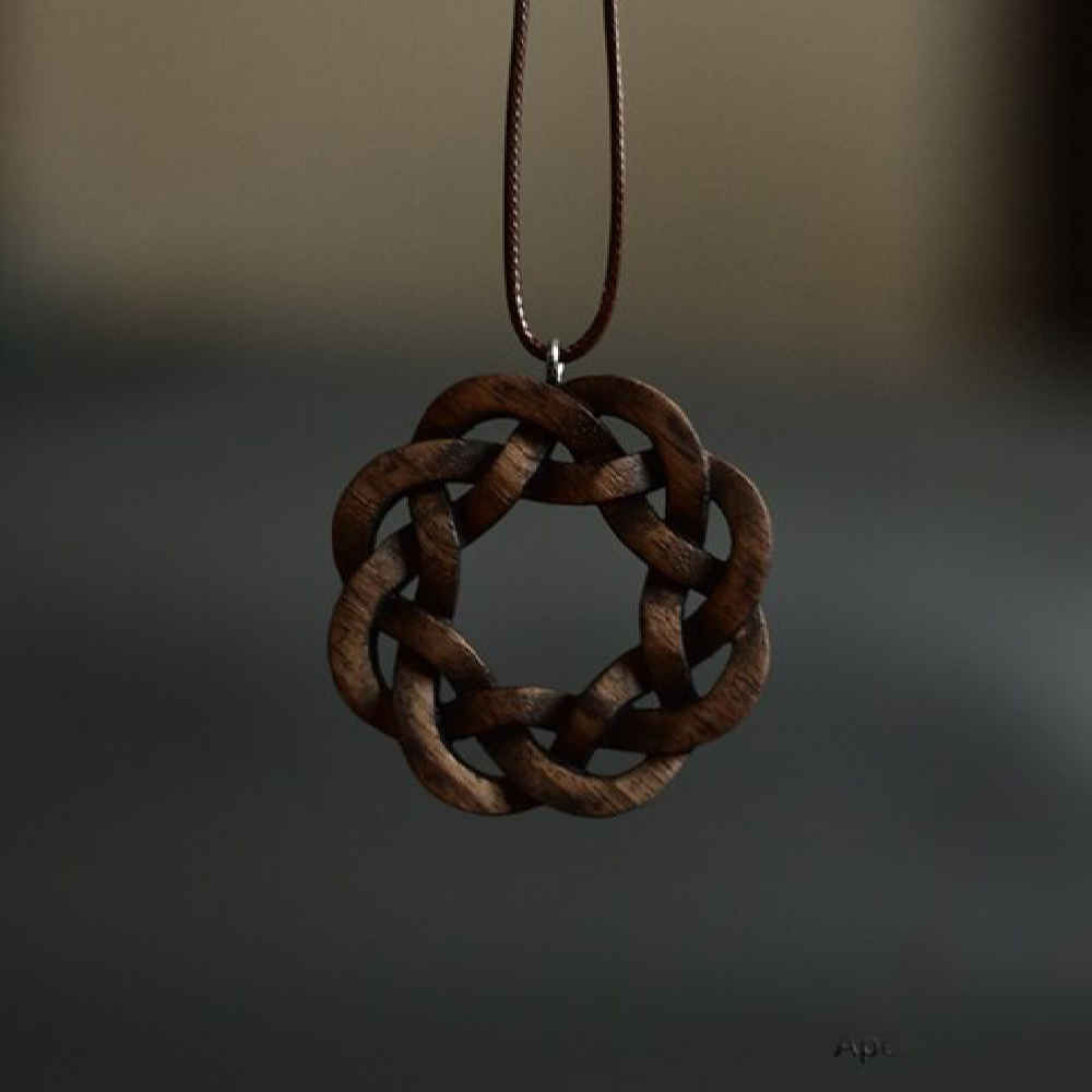 Price and Buy Wooden Necklace Handcrafted with Artistic Style Marpich