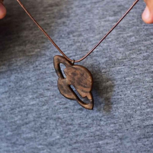 Price and Buy Wooden Necklace Handcrafted with Artistic Style Saturn_68fd259455498.jpeg Price and Buy Wooden Necklace Handcrafted with Artistic Style Saturn