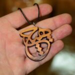 Price and Buy Wooden Necklace with Persian Calligraphy Theme Hich