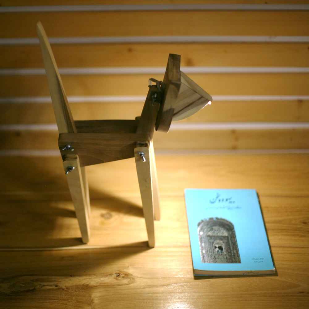 Price and Buy Wooden Novelty Desk Lamp Handcrafted and Adjustable Cat Figurine - Image 3