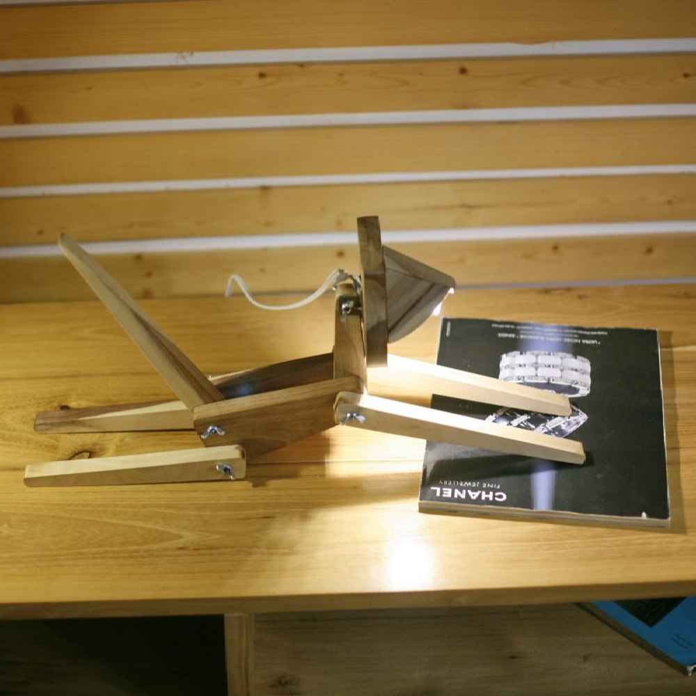 Price and Buy Wooden Novelty Desk Lamp Handcrafted and Adjustable Cat Figurine - Image 4