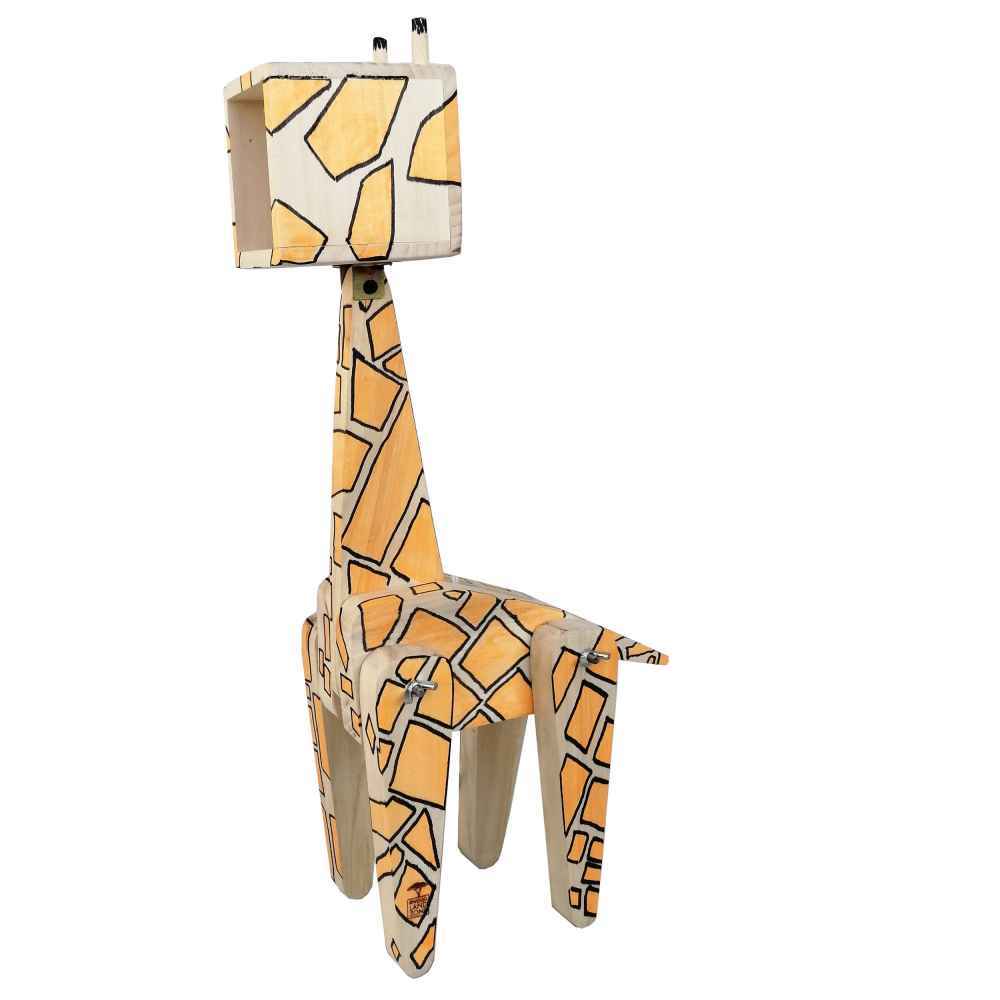 Price and Buy Wooden Novelty Desk Lamp Handcrafted and Adjustable Giraffe Figurine