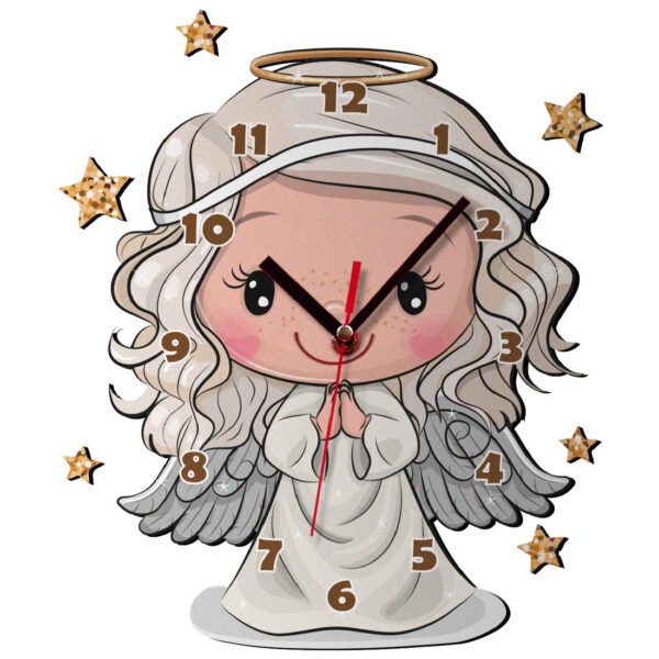 Price and Buy Wooden Nursery Wall Clock for Children’s Room with Little Angel Design_690046d857430.jpeg Price and Buy Wooden Nursery Wall Clock for Children’s Room with Little Angel Design