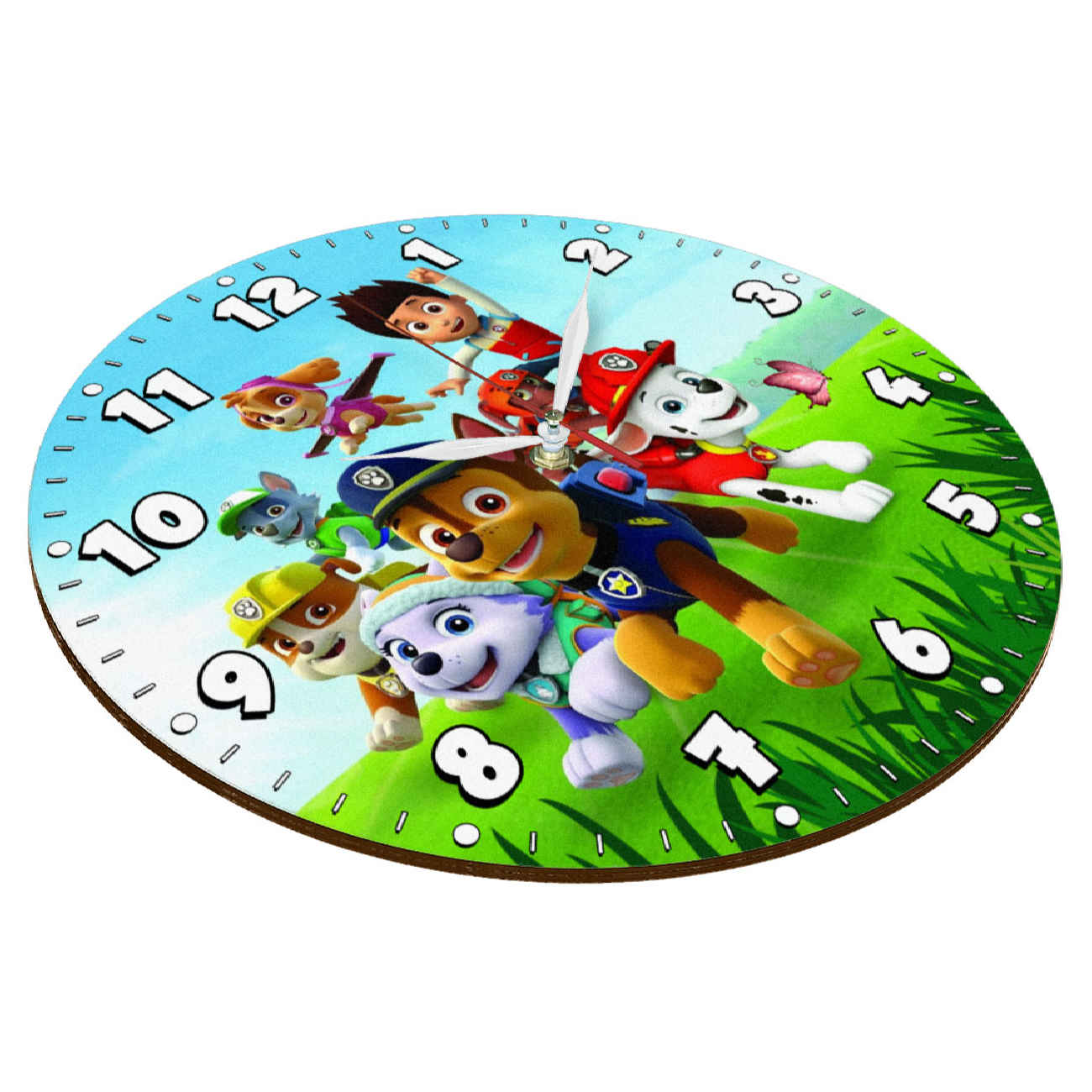 Price and Buy Wooden Nursery Wall Clock for Children’s Room with PAW Patrol Design - Image 3