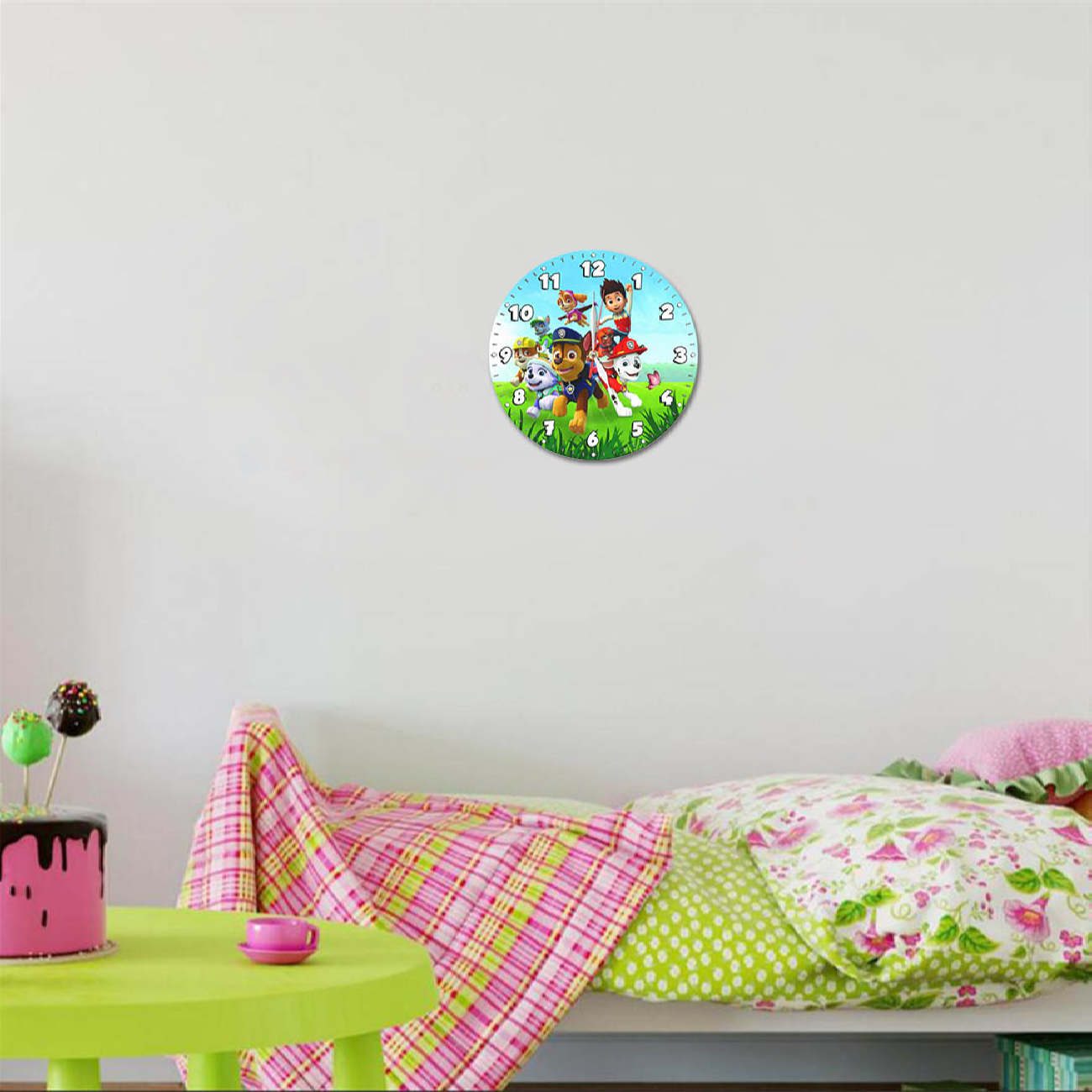 Price and Buy Wooden Nursery Wall Clock for Children’s Room with PAW Patrol Design - Image 4