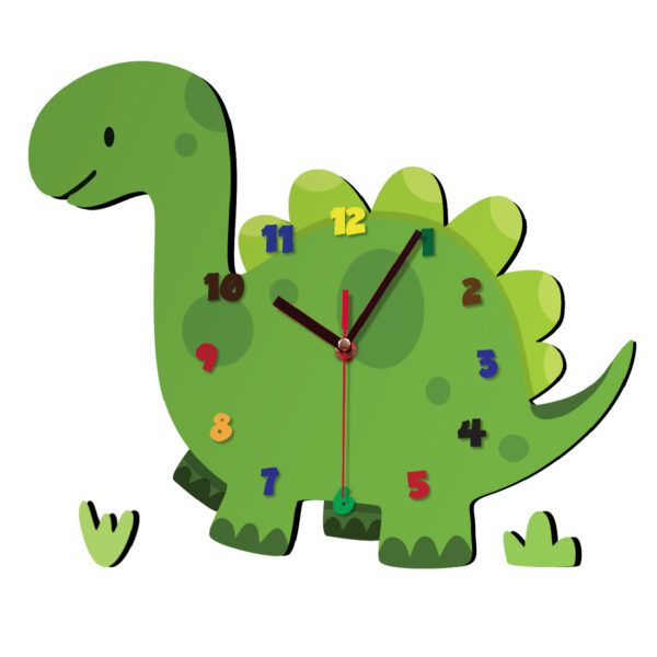 Price and Buy Wooden Nursery Wall Clock with Cute Dinosaur Design_68fff21385f52.jpeg Price and Buy Wooden Nursery Wall Clock with Cute Dinosaur Design
