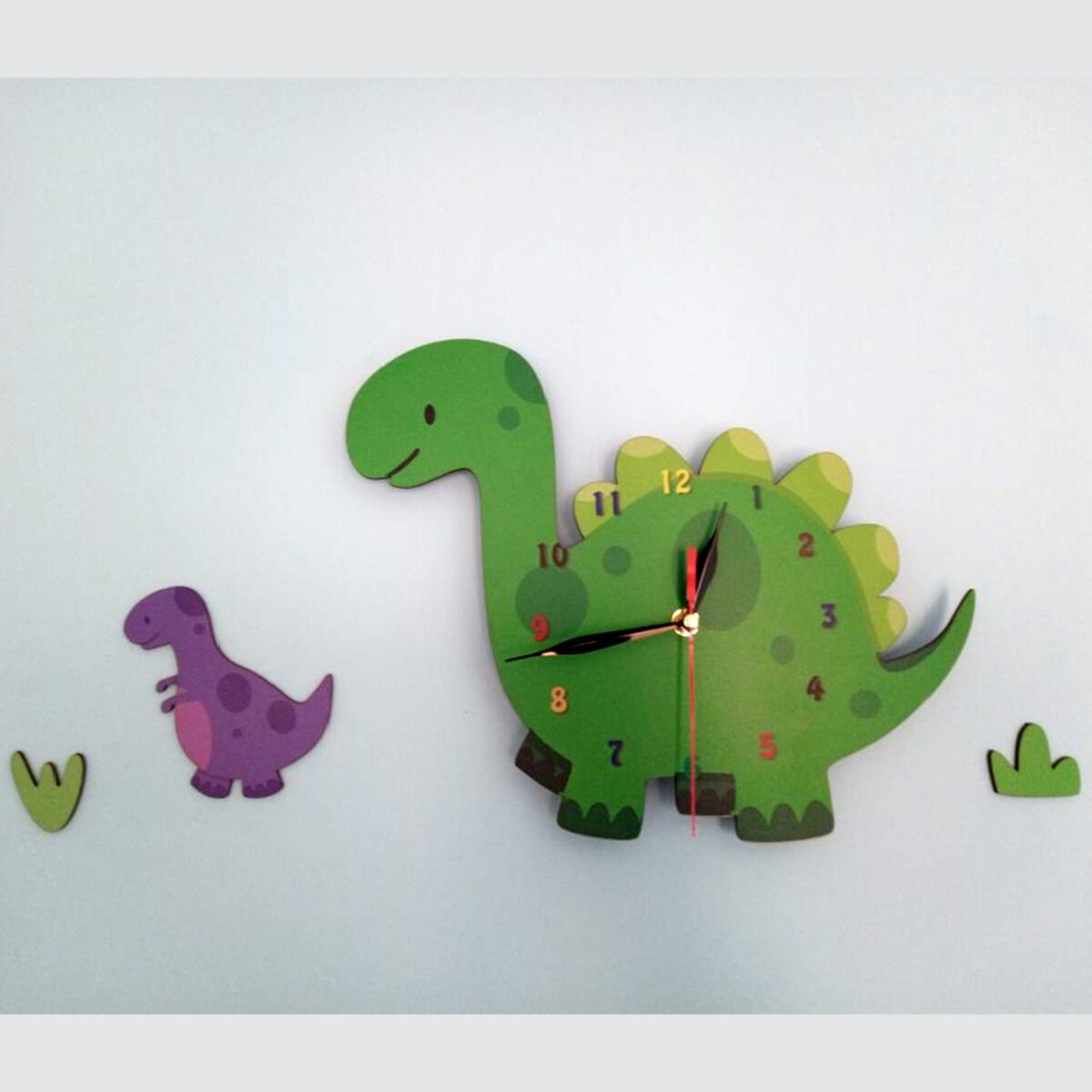 Price and Buy Wooden Nursery Wall Clock with Cute Dinosaur Design - Image 3